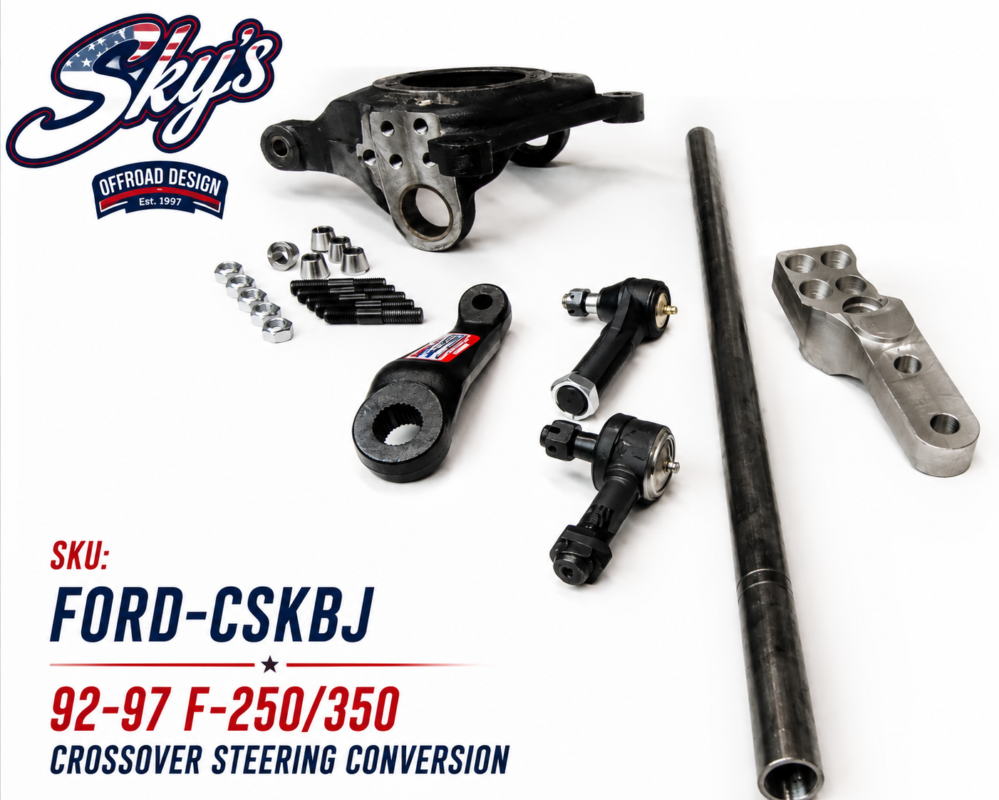 92-97 F-250/350 Crossover Steering Conversion