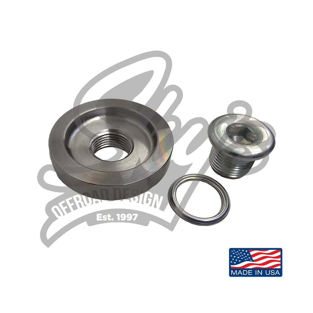 Heavy Duty Low Profile Toyota Drain Plug Weld-in Bung