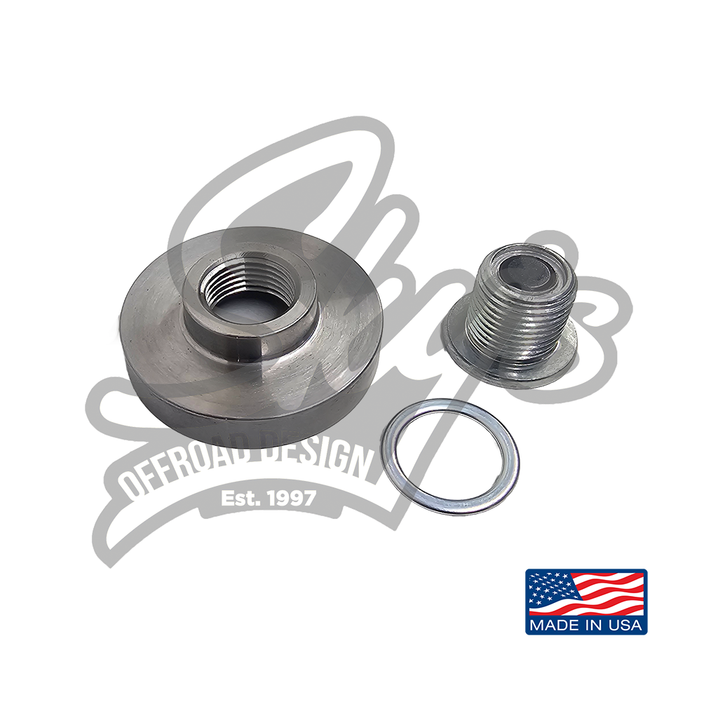 Heavy Duty Low Profile Toyota Drain Plug Weld-in Bung