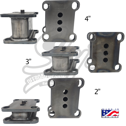 80-04 Ford F-250/350 4x4 2" 3" 4" Rear Blocks