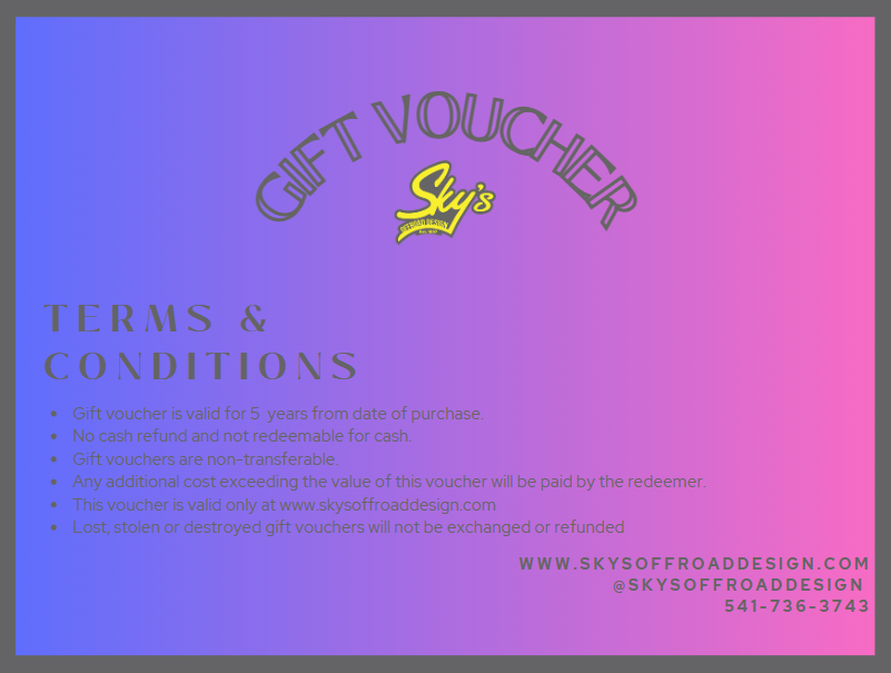 Sky's Gift Vouchers
