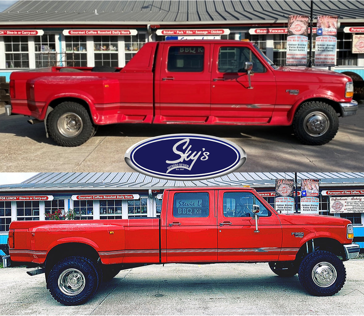 1992-97 Ford F-250/350 2" OBS Spring COMPLETE 2WD to 4WD Kit