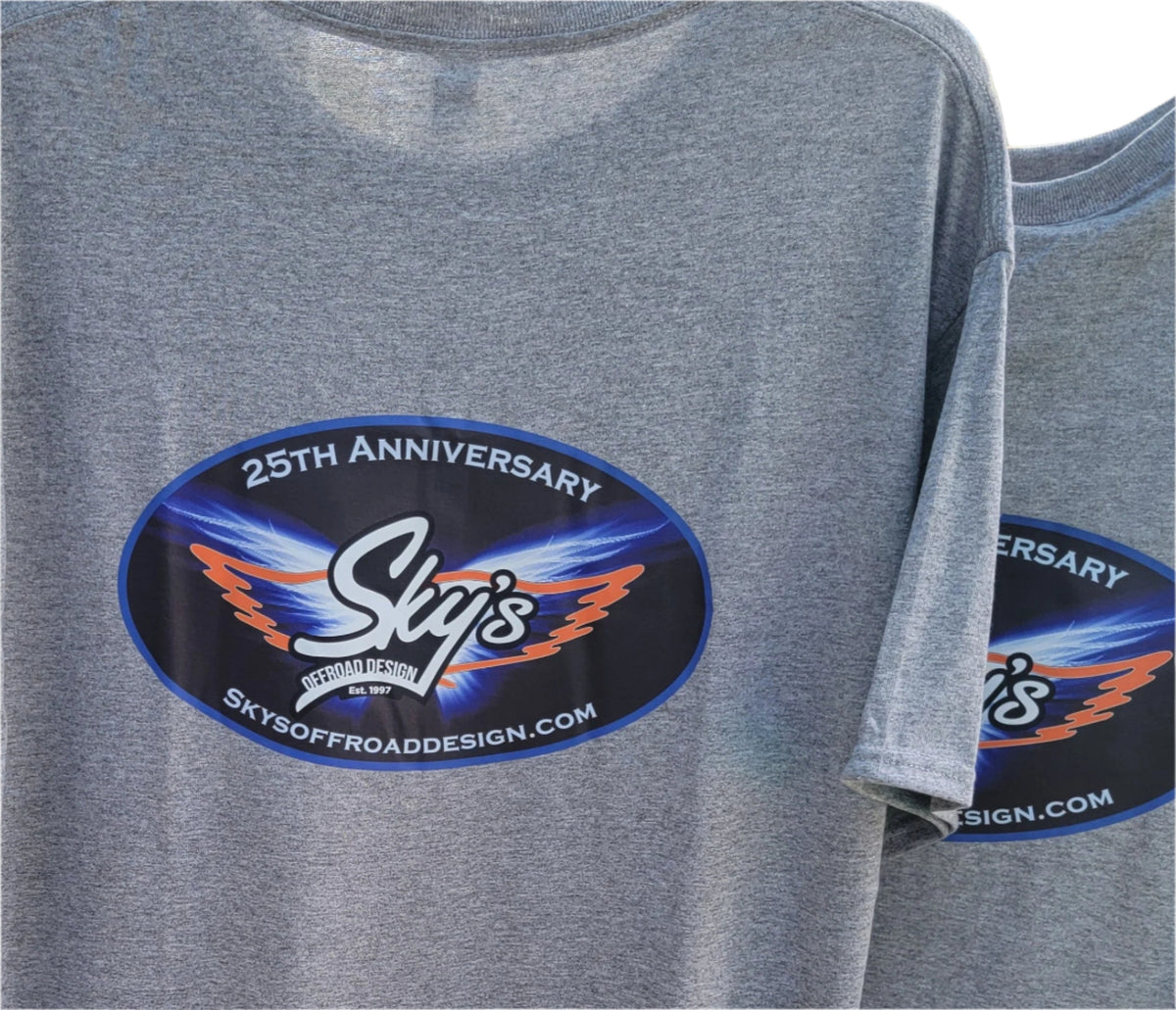 Skys Limited Edition 25th Anniversary TShirt Sky's Offroad Design