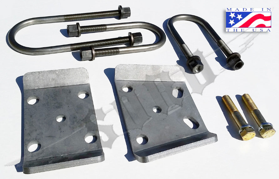 Chevy Dana 60 Front U-Bolt & Spring Plate Kit