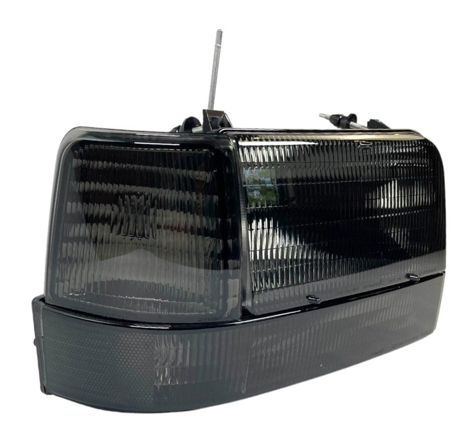 Complete Performance Smoked Diffused Headlight Kit - 1992-1997 Ford F-Series & Bronco