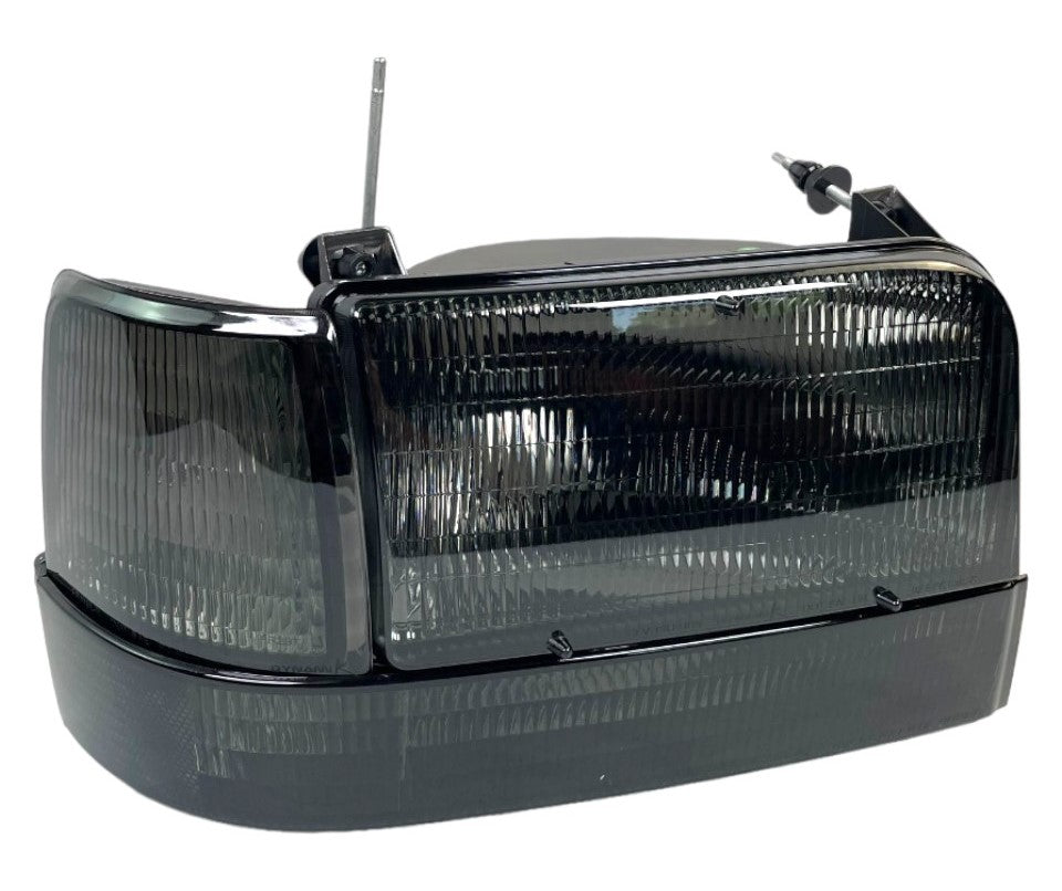 Complete Performance Smoked Diffused Headlight Kit - 1992-1997 Ford F-Series & Bronco