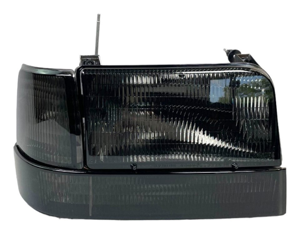 Complete Performance Smoked Diffused Headlight Kit - 1992-1997 Ford F-Series & Bronco