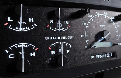 92-96 Cluster Faceplate Kit - XLT Original - Gas