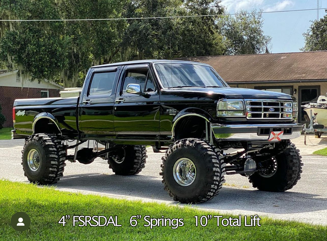 92-97 F-250/350 Shackle Reversal Kits (Super Duty spring)