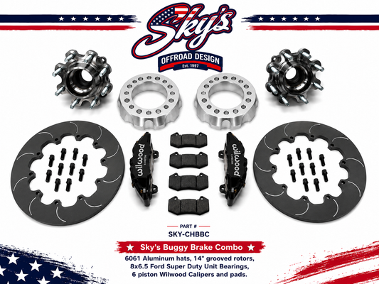 Sky's Buggy Brake Kit for 05 up Ford Unit Bearings.