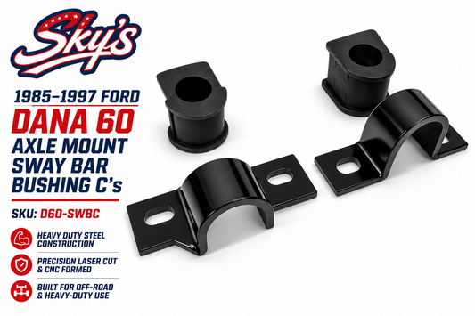 '85-'97 Ford Dana 60 Axle Mount Sway Bar Bushing C's.