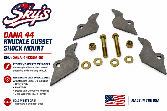 Dana 44 Knuckle Gusset Shock Mount