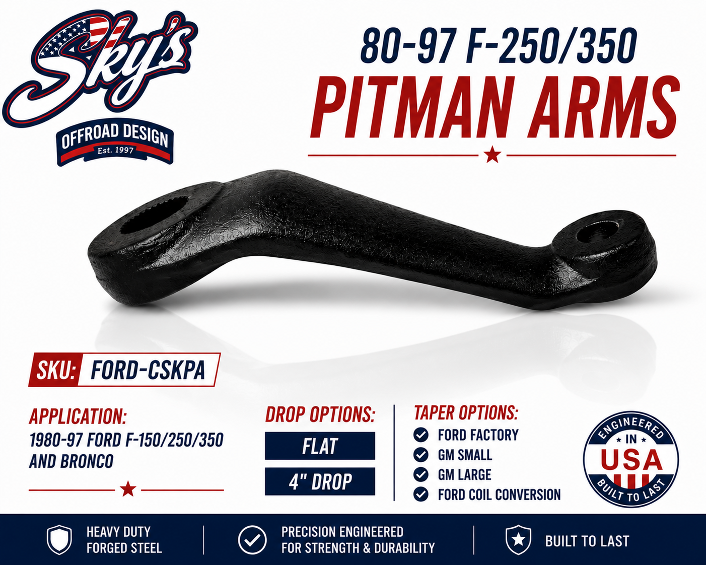 80-97 F-250/350 Pitman Arms
