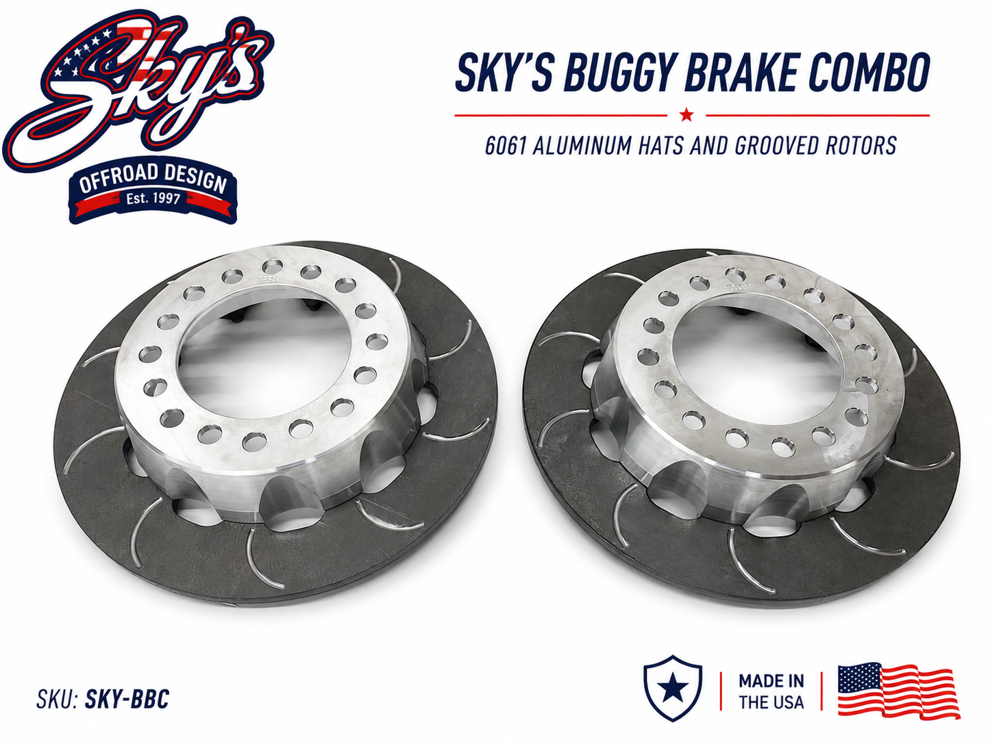 Sky's Buggy Brake Kit for 05 up Ford Unit Bearings.
