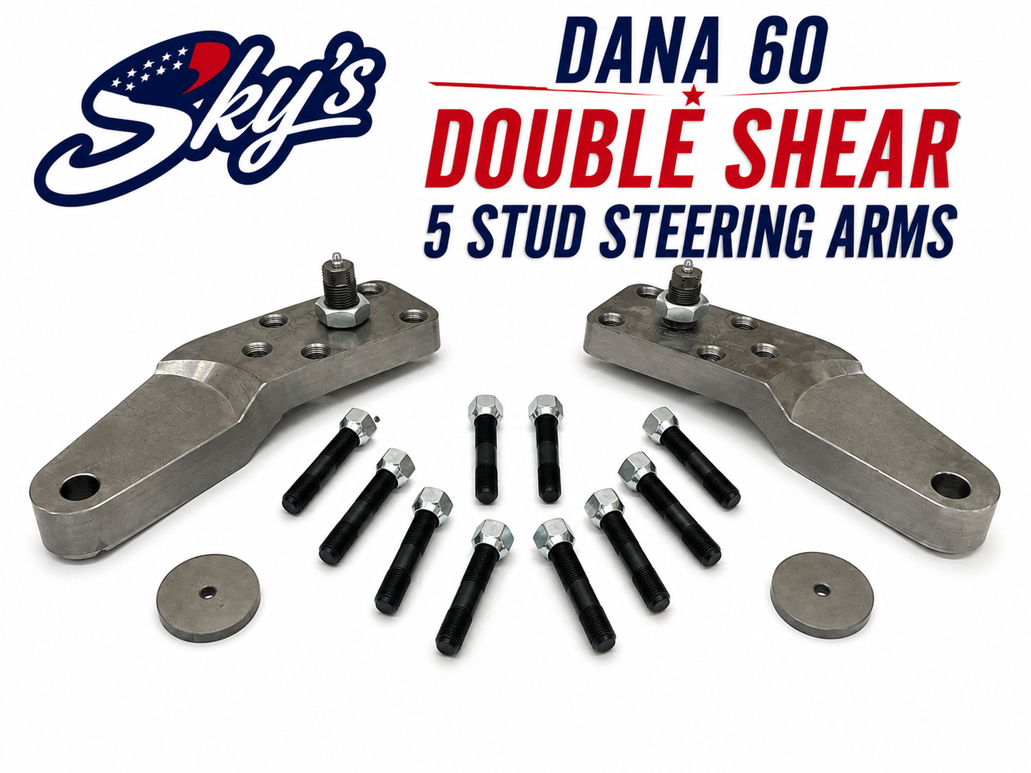 Dana 60 High Steer Double Shear Arms for Full Hydro or Crossover Steering