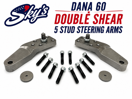 Dana 60 High Steer Double Shear Arms for Full Hydro or Crossover Steering