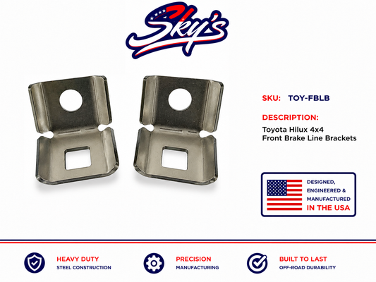 Toyota Front Brake Line Brackets