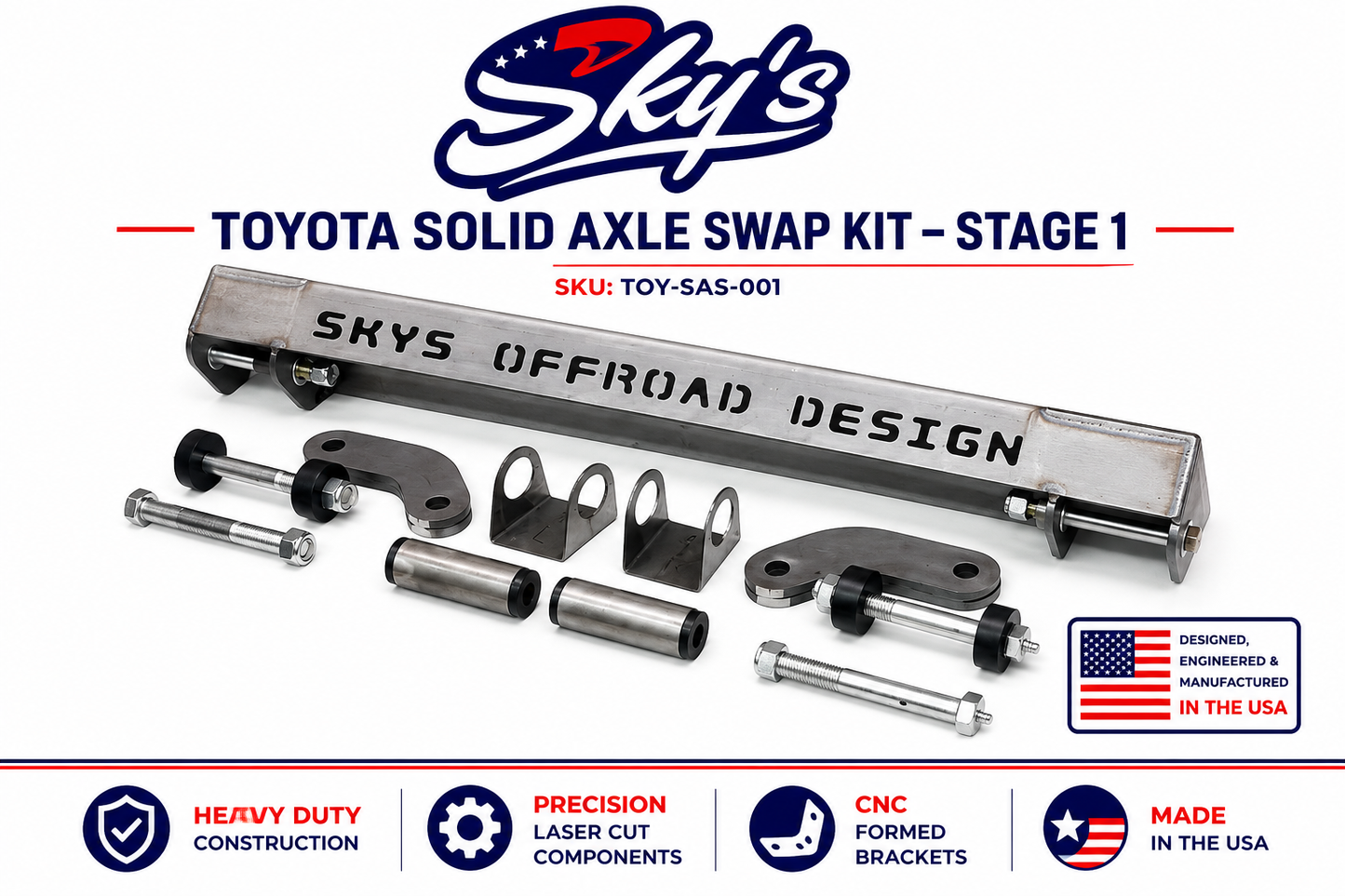 Toyota Solid Axle Swap Kit Stage 1