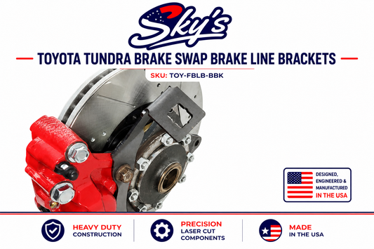 Toyota Tundra Brake Swap Brake Line Brackets