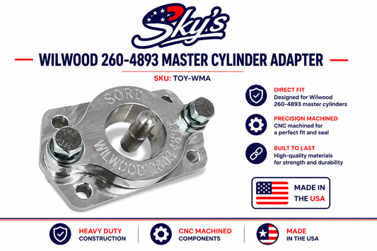 Toyota brake booster to Wilwood 260-4893 Master Cylinder Adapter