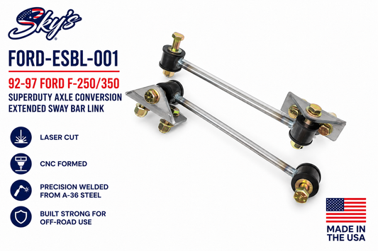 92-97 Ford F-250/350 - SuperDuty Axle Conversion Extended Sway Bar Link