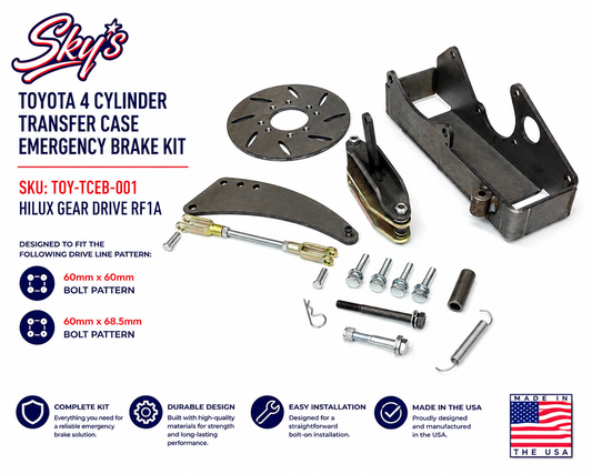 Toyota 4 Cylinder Transfer Case Emergency Brake Kit