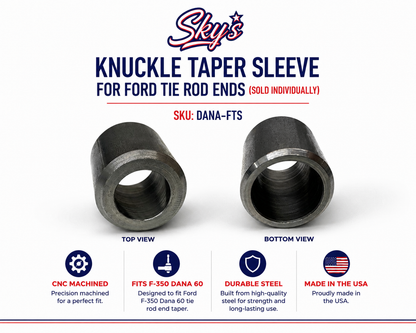 Knuckle Taper Sleeve for Ford Tie Rod Ends (sold individually)