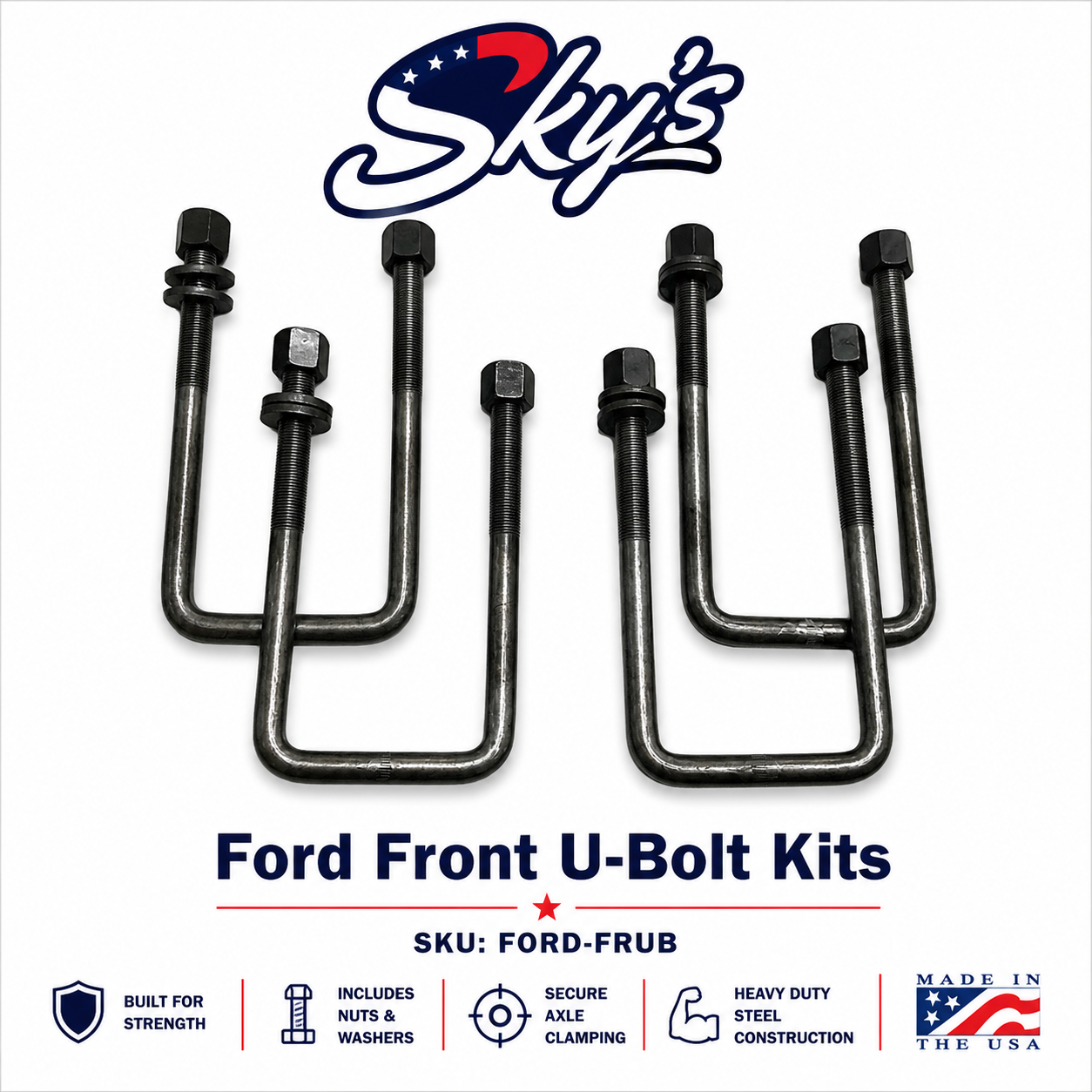 Ford Front U-Bolt Kits