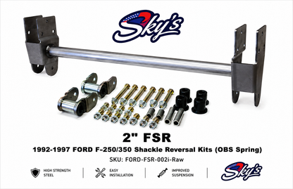 1992-1997 FORD F-250/350 Shackle Reversal Kits (OBS Spring)