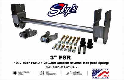 1992-1997 FORD F-250/350 Shackle Reversal Kits (OBS Spring)
