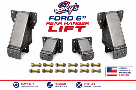 80-97 Ford 5", 6", 7" Hanger and Rear Flip Kits