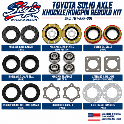 Toyota Solid Axle Knuckle/Kingpin Rebuild Kit