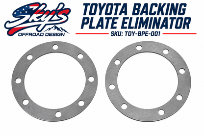 Toyota Backing Plate Eliminator