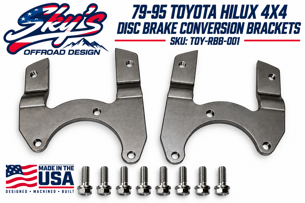 79-95 Toyota Hilux 4x4 Disc Brake Conversion Brackets