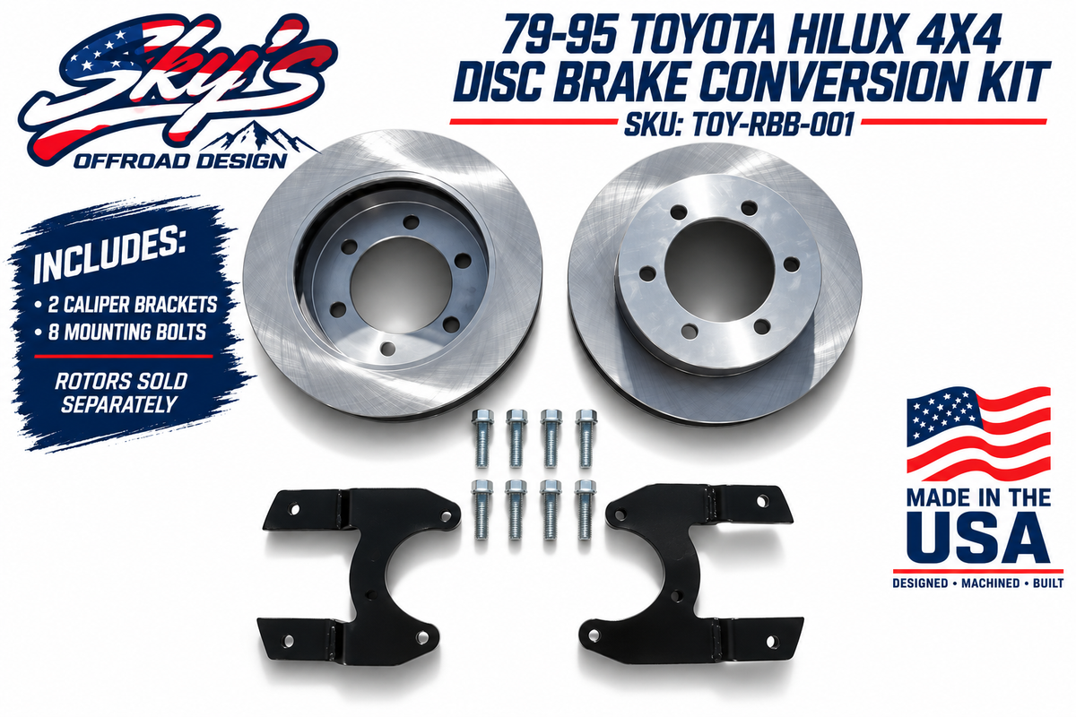 79-95 Toyota Hilux 4x4 Disc Brake Conversion Brackets