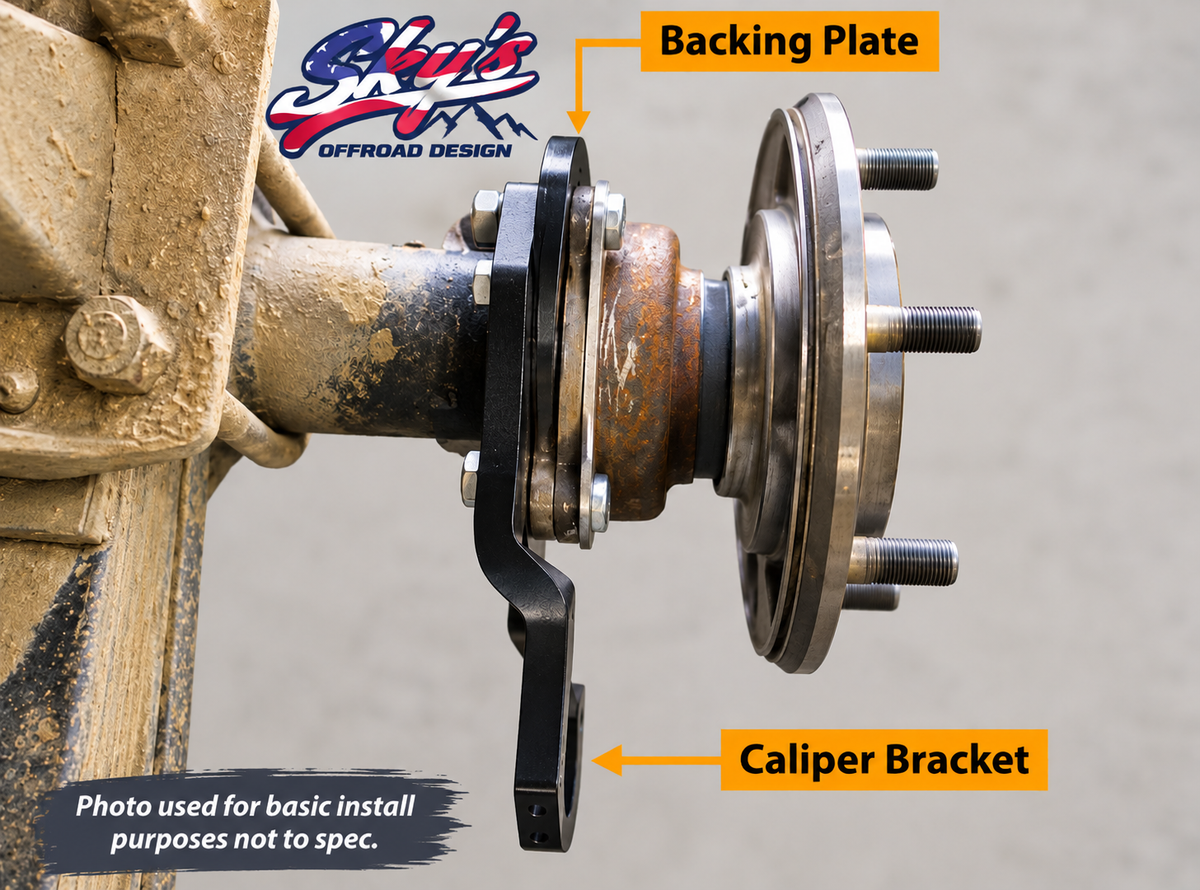 79-95 Toyota Hilux 4x4 Disc Brake Conversion Brackets