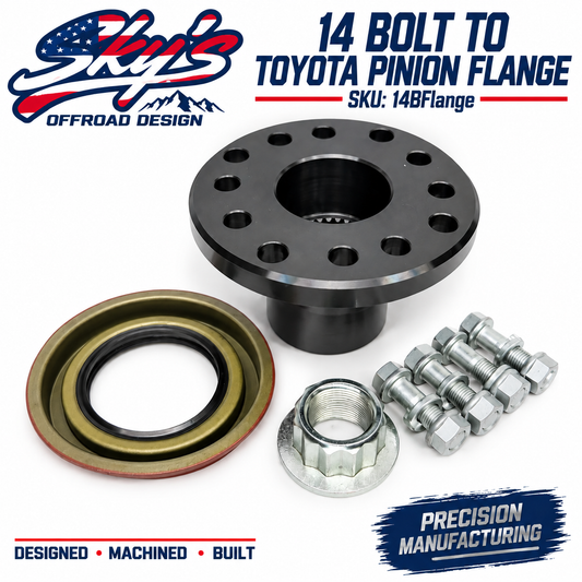 14 Bolt to Toyota Pinion Flange