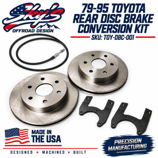 79-95 Toyota Rear Disc Brake Conversion Kit