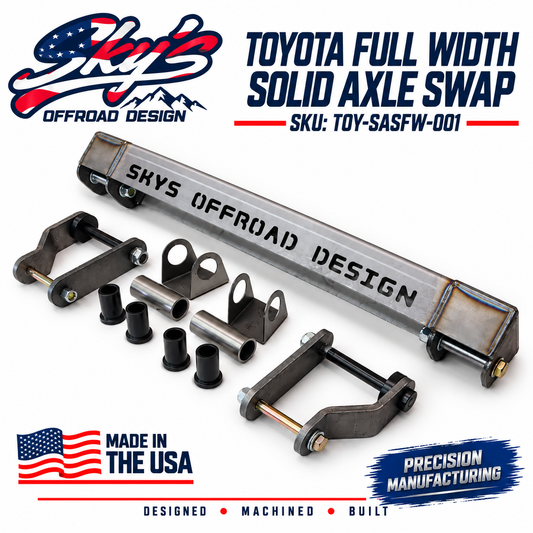 Toyota Full Width Solid Axle Swap