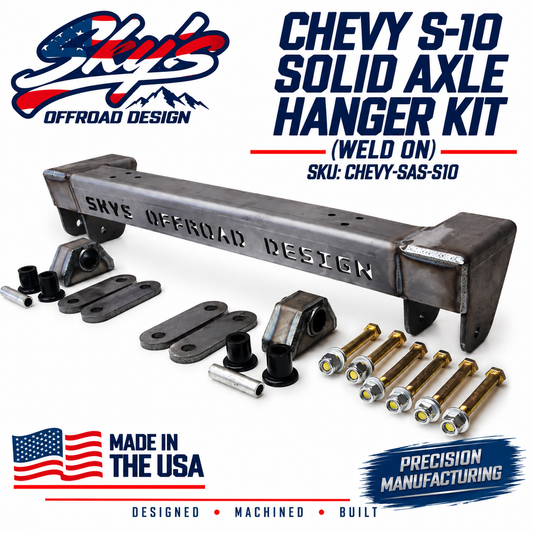 Chevy S-10 Solid Axle Hanger Kit (Weld On)