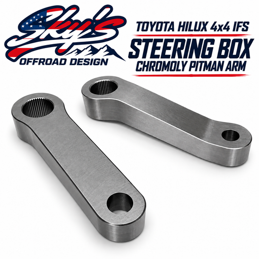 Toyota Hilux 4x4 IFS Steering Box Chromoly Pitman Arm