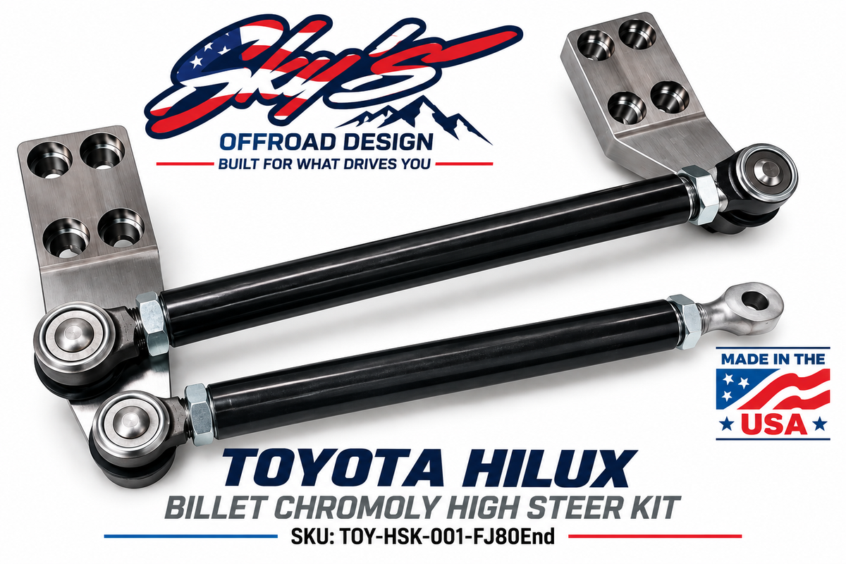 Toyota Hilux Billet Chromoly High Steer Kit