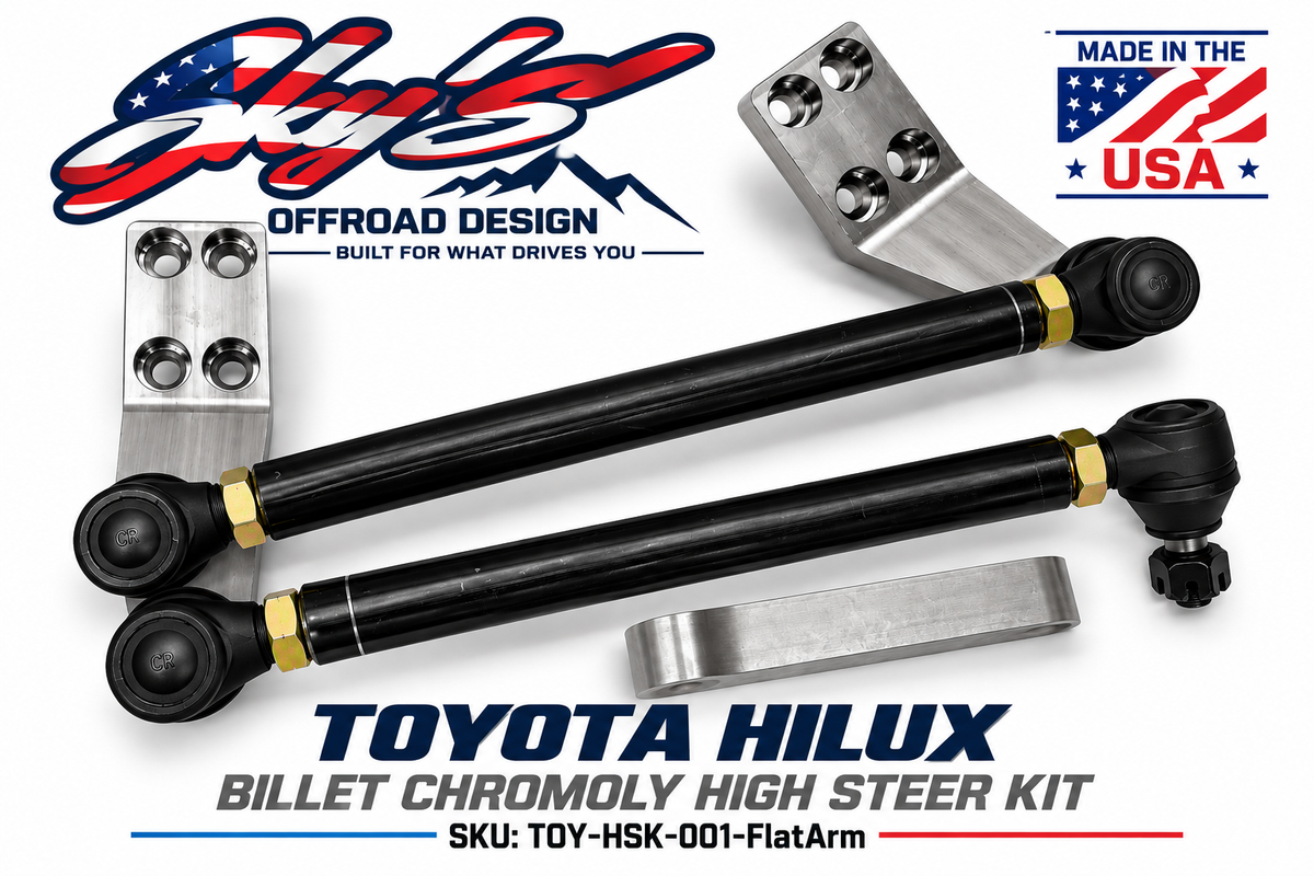 Toyota Hilux Billet Chromoly High Steer Kit