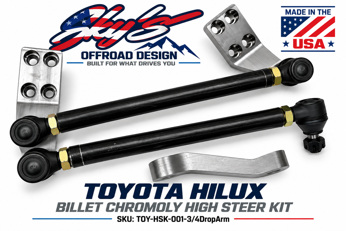 Toyota Hilux Billet Chromoly High Steer Kit