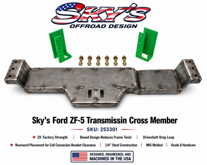 1994.5-1997 Ford F-250/350 ZF5 Low Profile crossmember
