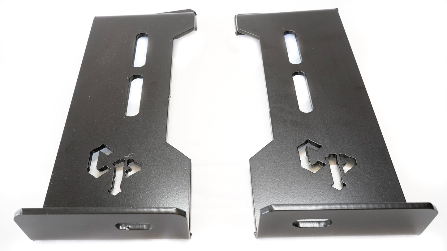 Complete Performance OBS to 2017-19 Superduty Bumper Conversion Brackets - 1992-1997 Ford F-Series & Bronco