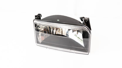 Complete Performance Six Piece Clear Black Headlight Kit - 1992-1997 Ford F-Series & Bronco
