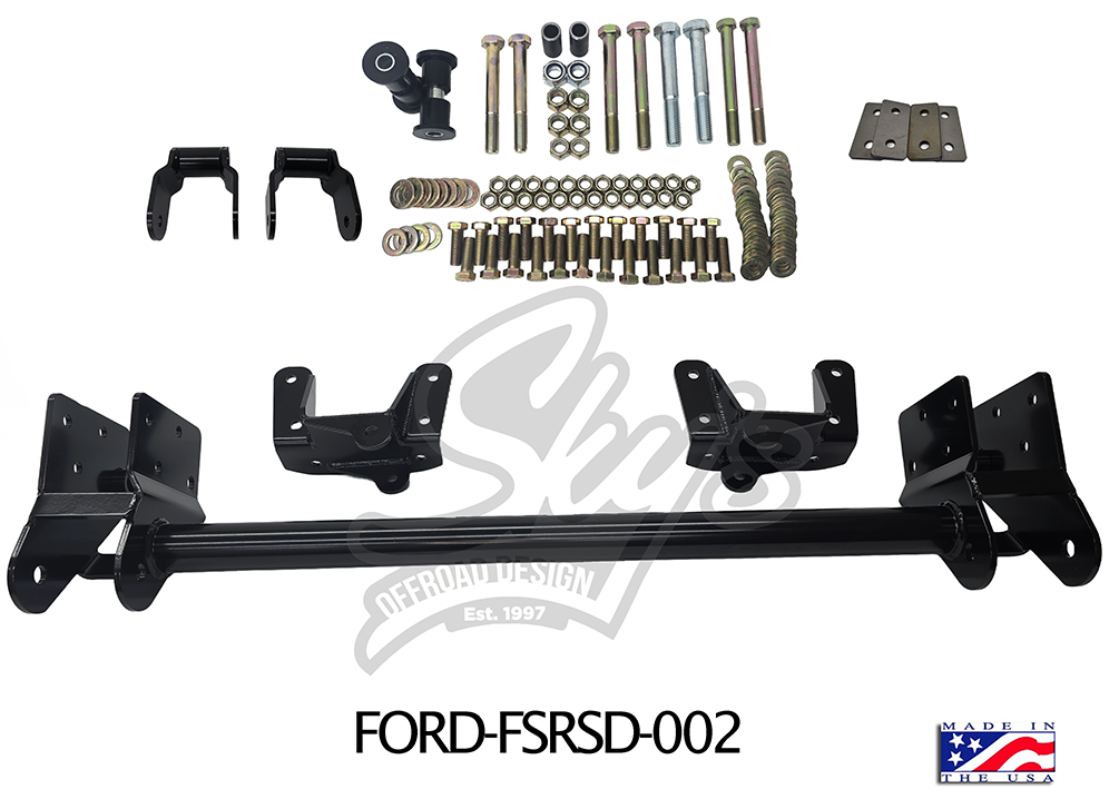 92-97 F-250/350 Shackle Reversal Kits (Super Duty spring)