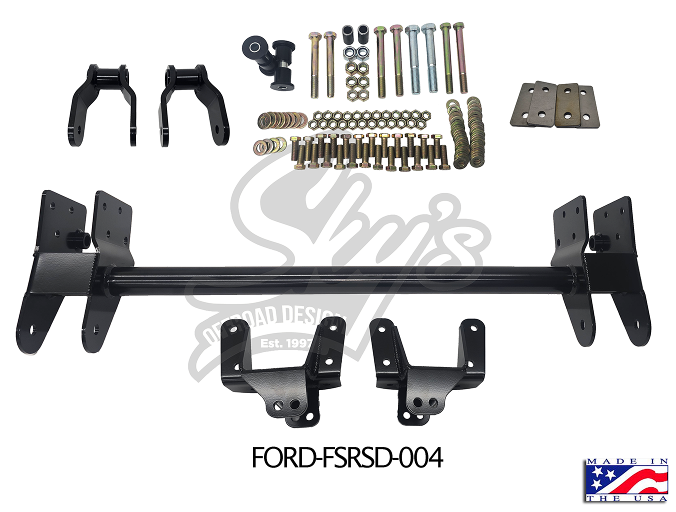 92-97 F-250/350 Shackle Reversal Kits (Super Duty spring)