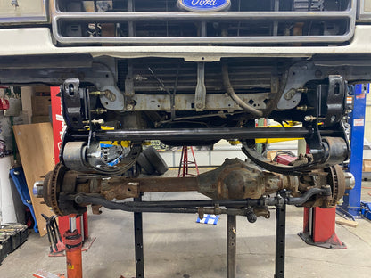 85-91 Ford F-250 / F-350 2" Front Shackle Reversal SUPER DUTY AXLE CONVERSION